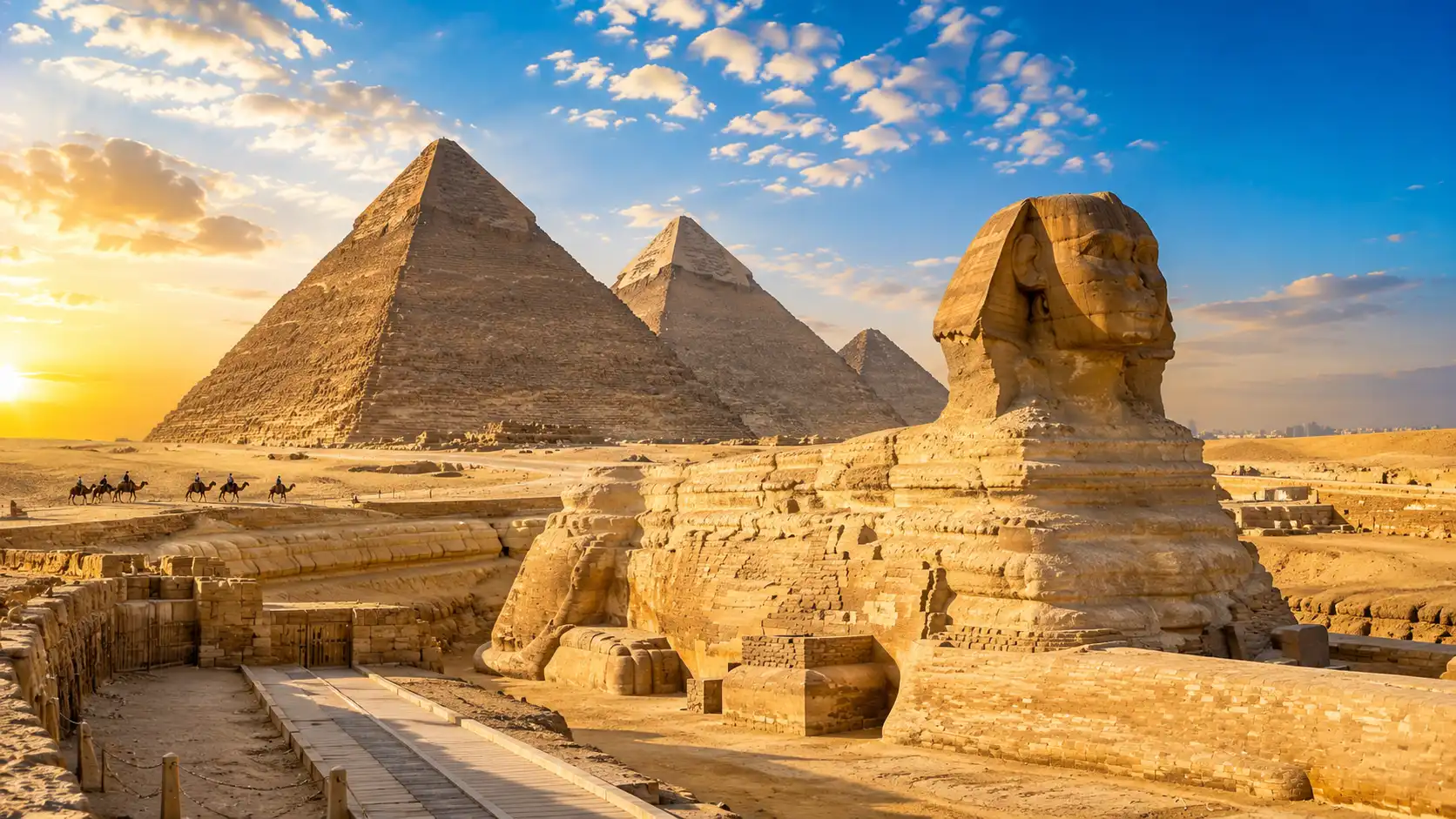 أهرامات الجيزة في مصر